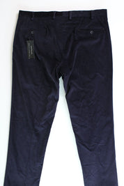 The Mens Store   Stretch Corduroy Regular Fit Pants 40 Navy Blue