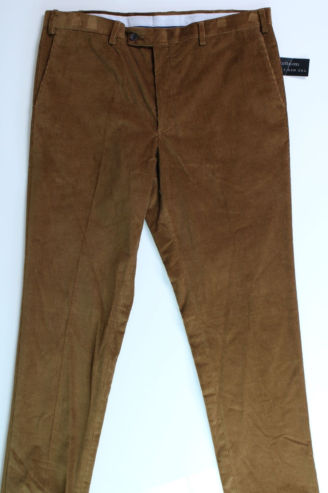 The Mens Store at Bloomingdales Stretch Corduroy Regular Fit Pants 38 Brown
