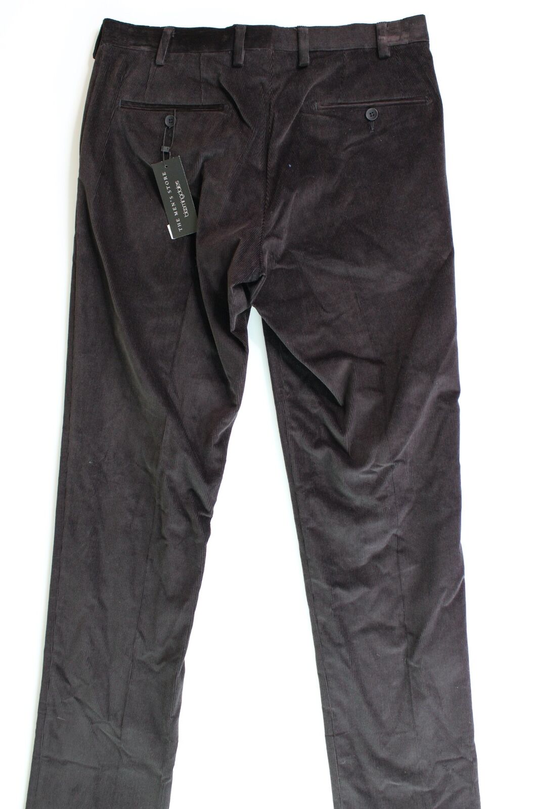 The Mens Store at Bloomingdales Stretch Corduroy Regular Fit Pants 32 Dark Brown