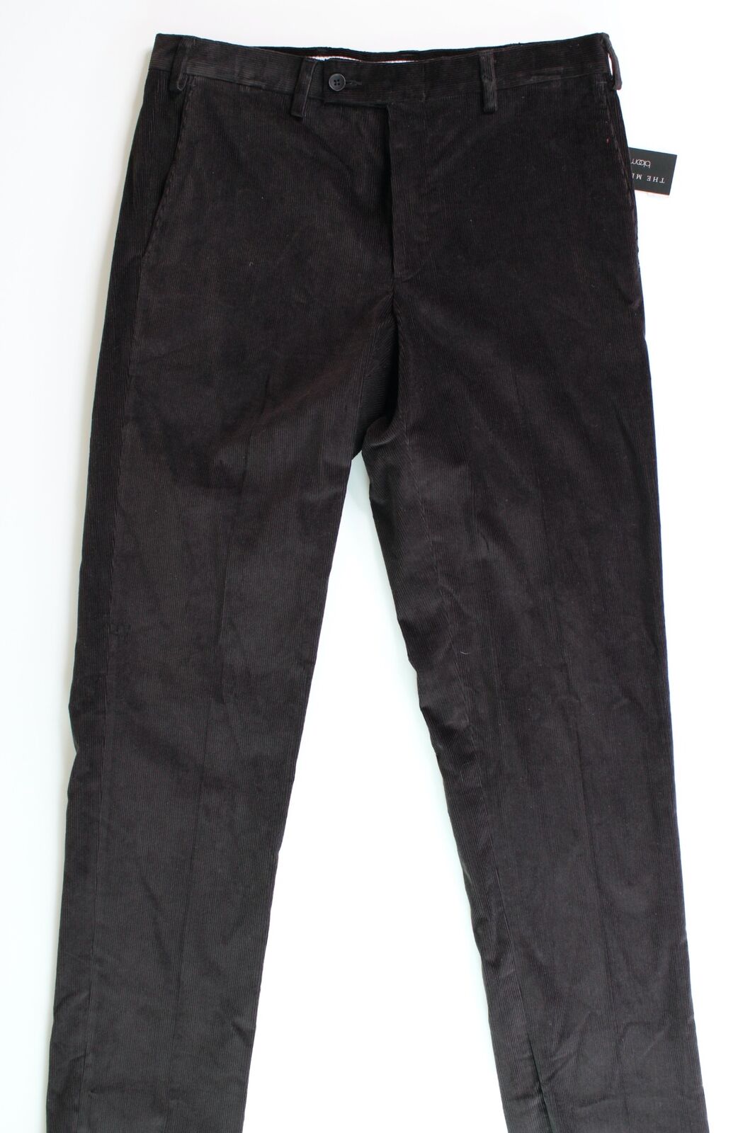 The Mens Store at Bloomingdales Stretch Corduroy Regular Fit Pants 40 Dark Brown