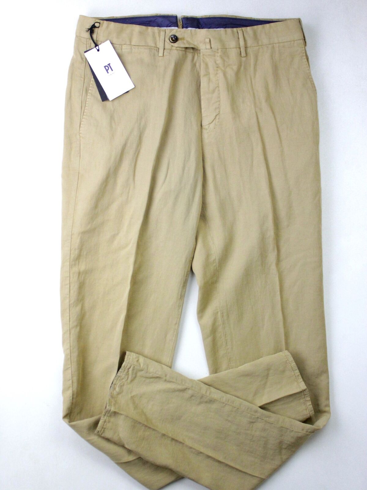 PT Torino PT01 Mens Soft Touch Garment Dye Easy Fit Pants Size EU 50 / US 33
