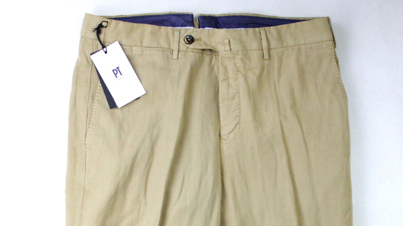 PT Torino PT01 Mens Soft Touch Garment Dye Easy Fit Pants Size EU 54 / US 36