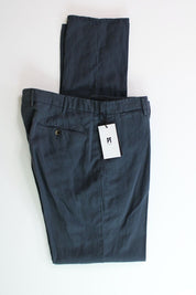 PT Torino PT01 Mens Soft Touch Garment Dye Easy Fit Pants Size 54 / US 35 Navy