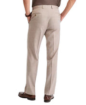 Michael Kors Men's Classic-Fit Sharkskin Dress Pants 40 / 30 Light Brown