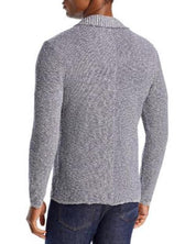 Maurizio Baldassari Mens Melange Slim Sweater Jacket Blue EU 48 US 38 Cardigan