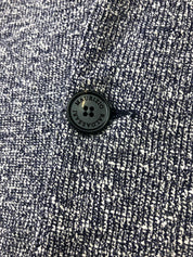 Maurizio Baldassari Mens Melange Slim Sweater Jacket Blue EU 48 US 38 Cardigan