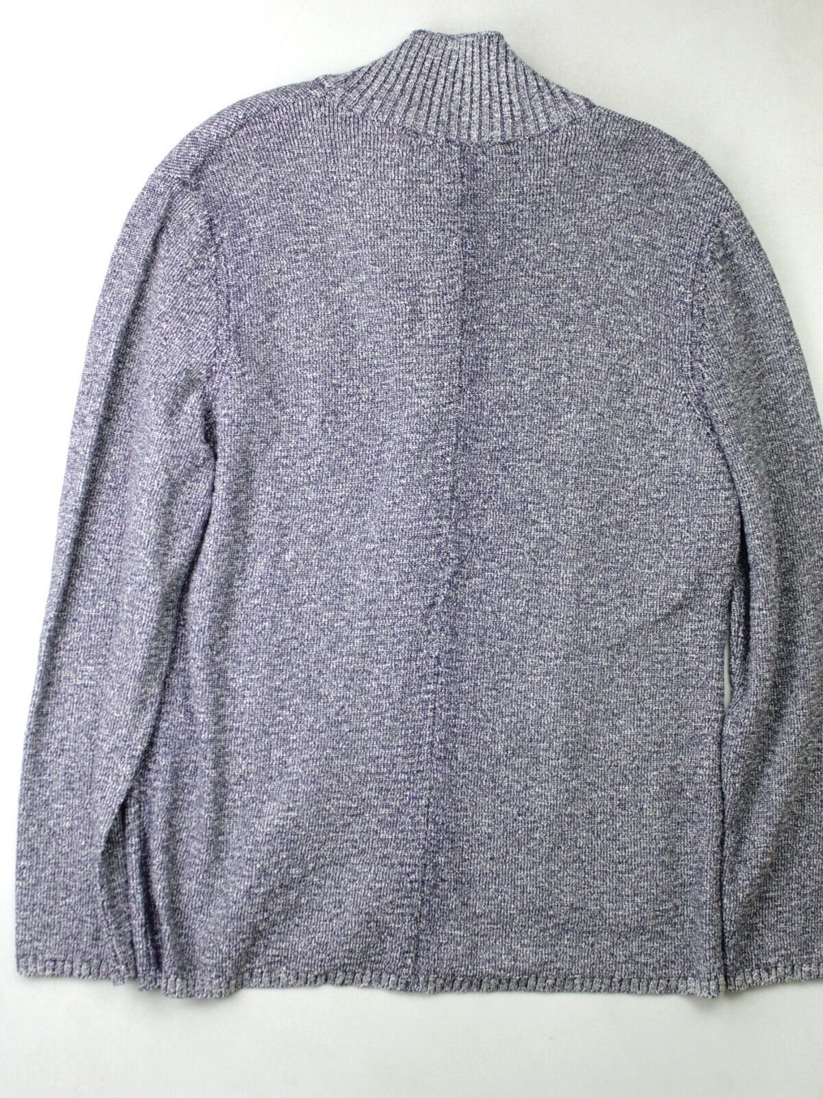 Maurizio Baldassari Mens Melange Slim Sweater Jacket Blue EU 48 US 38 Cardigan