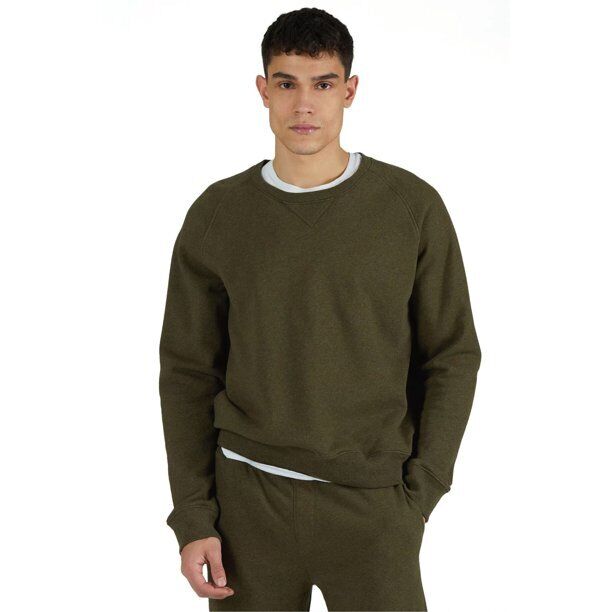 ATM Anthony Thomas Melillo French Terry Sweatshirt Olive Heather Size XXL