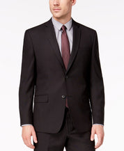 Marc New York Mens Modern fit 2 Piece Suit 40 L / 33 Waist Black