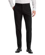 Calvin Klein Mens Slim fit Dress Pants 40 / 30 Black Solid