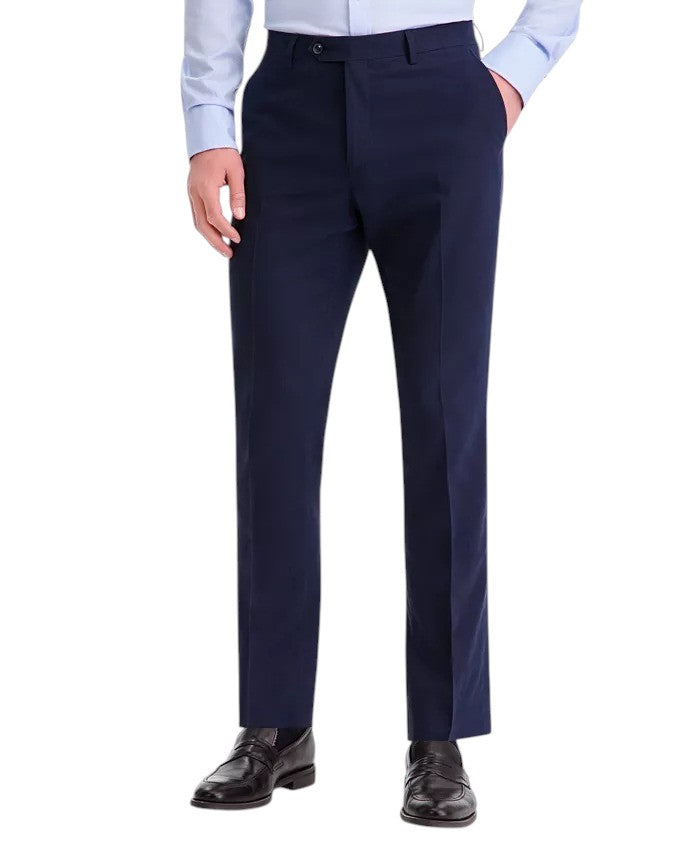 Tommy Hilfiger Mens Modern fit Dress Pants 33 / 32 Navy Blue Solid