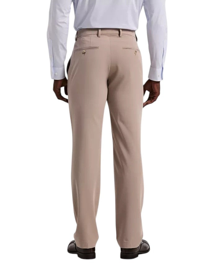 Perry Ellis Mens Modern fit Dress Pants 38 / 32 Stone Beige Tan Solid