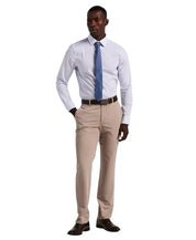 Perry Ellis Mens Modern fit Dress Pants 33 / 32 Beige Solid Stretch