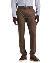 Perry Ellis Portfolio Mens Modern fit Dress Pants 38 / 29 Raindrum Brown Plaid