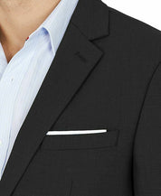 Bar III Men's Extra Slim Skinny Fit Wool Suit Jacket 42L Black Two Button
