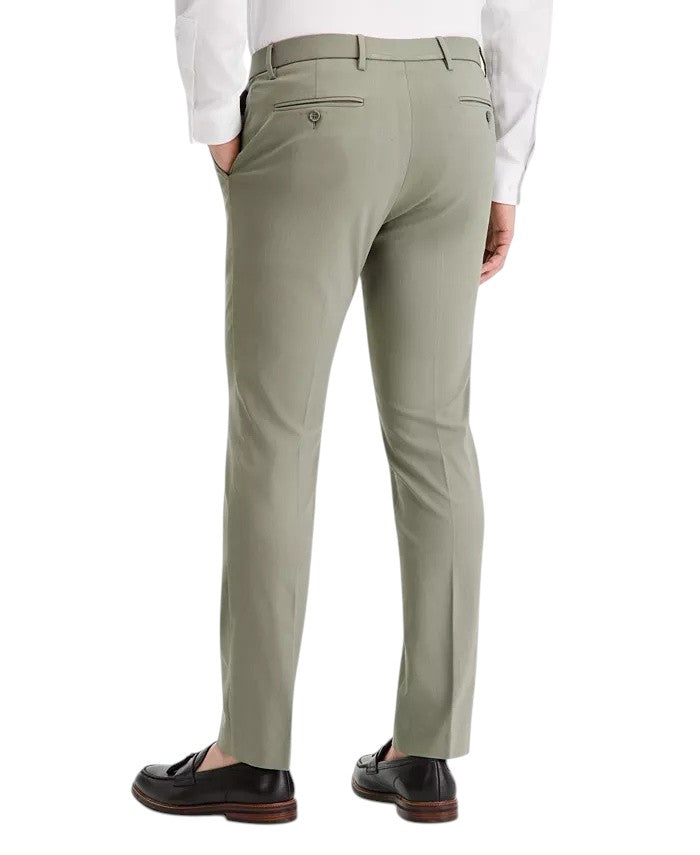 Tommy Hilfiger Mens Modern fit Dress Pants 40 / 32 Olive Green Solid