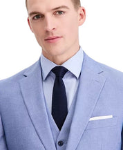 Tommy Hilfiger Mens Modern fit Cotton Suit Jacket Blazer 42 R Blue Solid Stretch