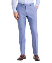 Tommy Hilfiger Mens Modern fit Chambray Cotton Dress Pants 32 / 30 Light Blue