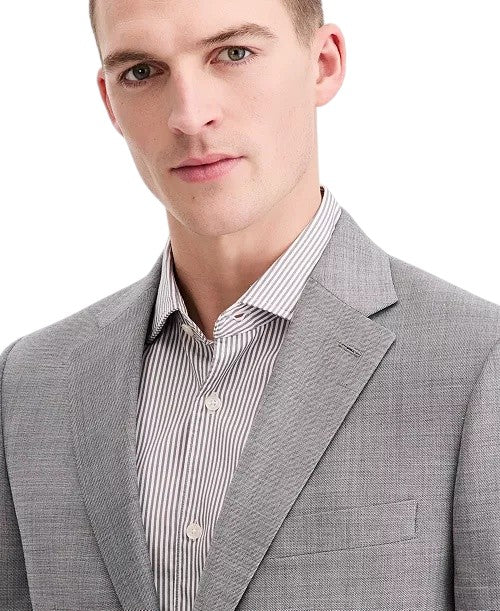 Tommy Hilfiger Men's Modern-Fit Wool Th-Flex Stretch Suit Separates Jacket - Light Grey