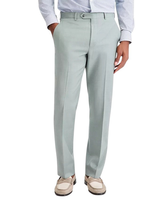 Michael Kors Mens Classic fit Wool Dress Pants 32 / 30 Green Solid