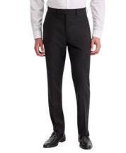Calvin Klein Mens Slim fit Wool Dress Pants 44 / 30 Charcoal  Gray Solid