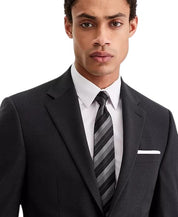 Calvin Klein Mens Slim fit Wool Suit Jacket Blazer 38 R Charcoal Gray Solid
