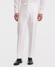 Kenneth Cole Mens Slim fit 2 Piece Tuxedo Suit 42 R Pants 35 / 32 White Solid