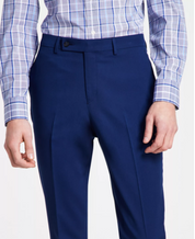DKNY Men's Dress Pants Blue 38 x 29 Modern-Fit Solid