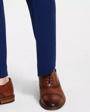 DKNY Men's Dress Pants Blue 38 x 29 Modern-Fit Solid
