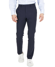 Bar III Mens Dress Pants Navy Blue 40 x 32 Skinny Fit Wrinkle Resistant