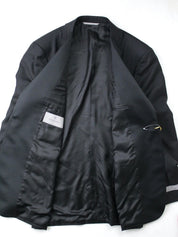 Canali Mens Two Button Black Tuxedo Jacket Size: 48 IT / 38R US Classic Fit