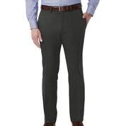Kenneth Cole Mens Slim fit Dress Pants 32 / 32 Charcoal Grey Solid Stretch