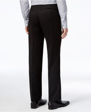 Alfani Mens 2 PC Suit 42L / 36 x 32 Black Stretch Performance Slim-Fit