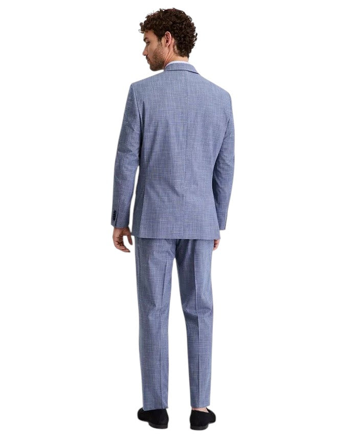 Perry Ellis Portfolio Mens Modern fit 2 Piece Suit 36 R Pants 29 / 32 Blue