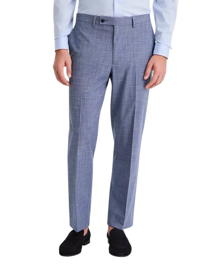 Perry Ellis Portfolio Mens Modern fit 2 Piece Suit 38 R Pants 31 / 32 Blue Solid