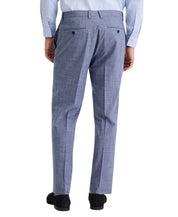 Perry Ellis Portfolio Mens Modern fit 2 Piece Suit 38 R Pants 31 / 32 Blue Solid