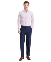 Nautica Mens Modern fit Linen 2 Piece Suit 40 R Pants 34 / 32 Blue Solid