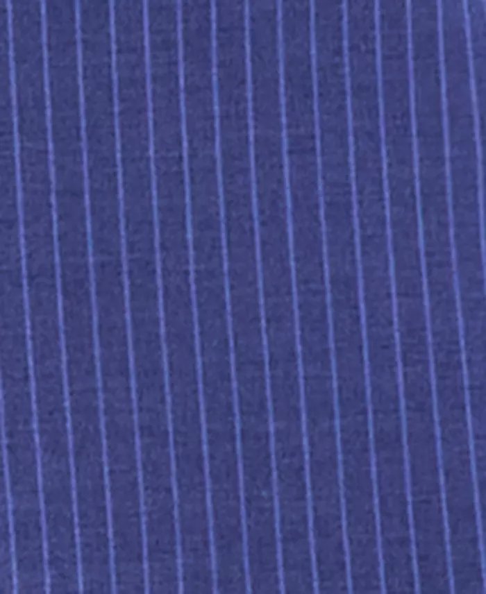 Nautica Mens Modern fit 2 Piece Suit 42 S Pants 36 / 30 Blue Striped
