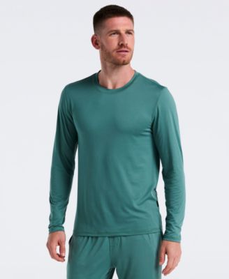 Perry Ellis Portfolio Mens Crewneck T-Shirt Sagebrush Green Small