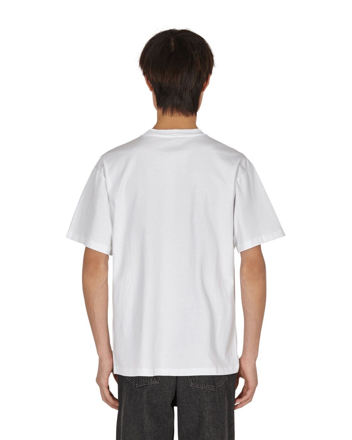 Aries Men's Tee Shirt White Size Large Roman Heads Cotton Crewneck