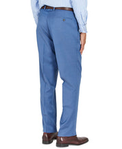 Tayion Collection Men's Dress Pants 30 x 32 Blue Solid Classic-Fit Wool