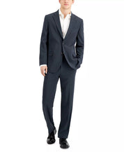 Nautica Men's Modern-Fit Bi-Stretch Suit Jacket Only 36R Carbon Grey Check