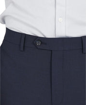 Bar III Mens Dress Pants 40 x 32 Navy Blue Slim Fit Wrinkle-Resistant Wool