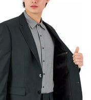 HUGO BOSS Men's Suit Jacket Dark Green 36R Modern-Fit Super Flex