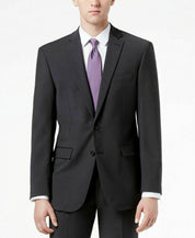 Calvin Klein X-Fit Slim Fit Suit 40L / 34 x 32 Charcoal Grey Flat Pant
