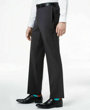 Calvin Klein X-Fit Slim Fit Suit 40L / 34 x 32 Charcoal Grey Flat Pant