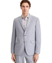 Kenneth Cole Mens Slim fit 2 Piece Suit 40 R / 33 Waist Light Grey Solid