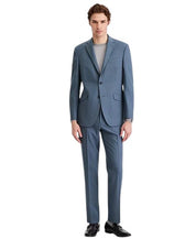 Kenneth Cole Mens Slim fit 2 Piece Suit 36 R / 29 Waist Blue Solid