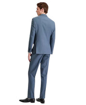 Kenneth Cole Mens Slim fit 2 Piece Suit 36 R / 29 Waist Blue Solid