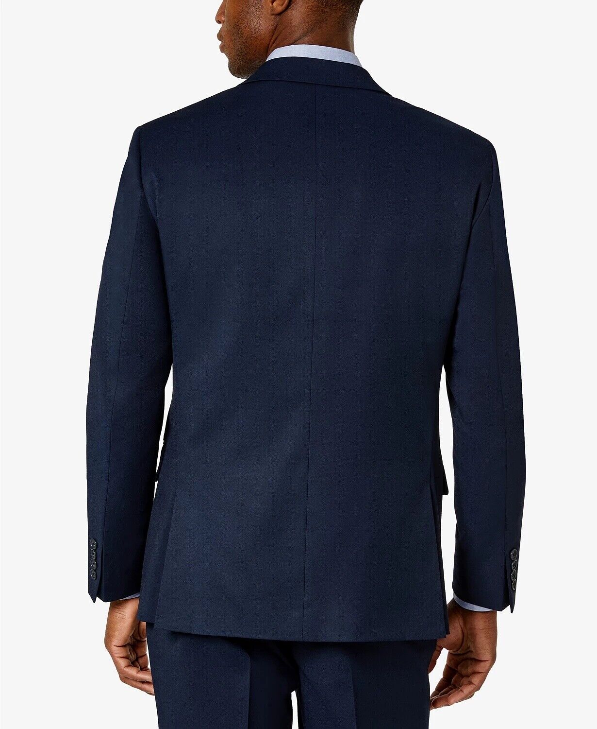 Van Heusen Men's Flex Slim Fit Suit 46R JACKET ONLY Navy Blue